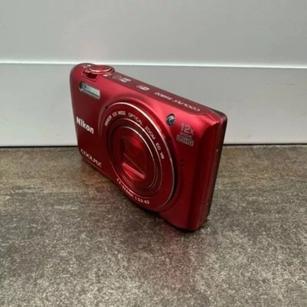 Nikon COOLPIX Vibrant Red Camera